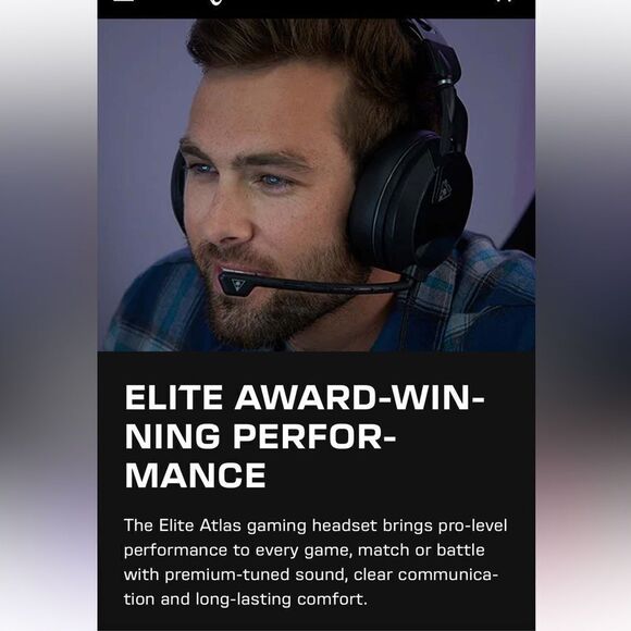 Turtle Beach Elite Atlas Pro Performance Gaming Headset! - Picture 12 of 15